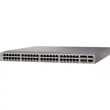 Front. Cisco Consumer Products - Cisco Nexus 9348GC-FXP Ethernet Switch - 48 Ports - Manageable - Gigabit Ethernet, 25 Gigabit Ethernet, 100 Gigabit - Unknown.