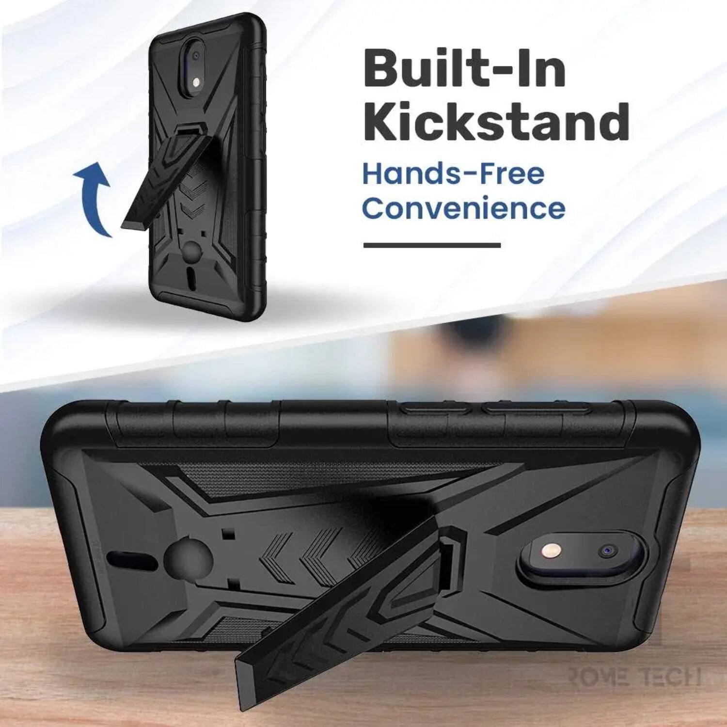 Built-In Kickstand  
Hands-Free Convenience