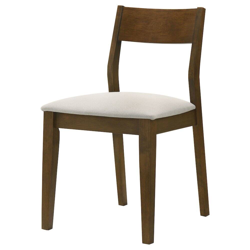 Alt View 4. Coaster Co. of America - Almonte Dining Chair Upholstered Seat Dark Brown (Set of 2) - Brown.
