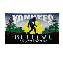 Evergreen Enterprises - New York Yankees 28" x 16" Bigfoot Believe in Your Team Turf Door Mat - Multicolor