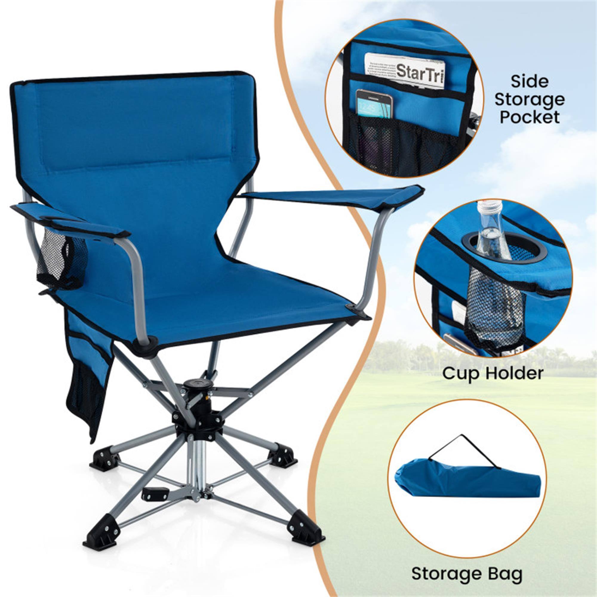StarTri Side Storage Pocket Cup Holder Storage Bag

- Side Storage Pocket
- Cup Holder
- Storage Bag