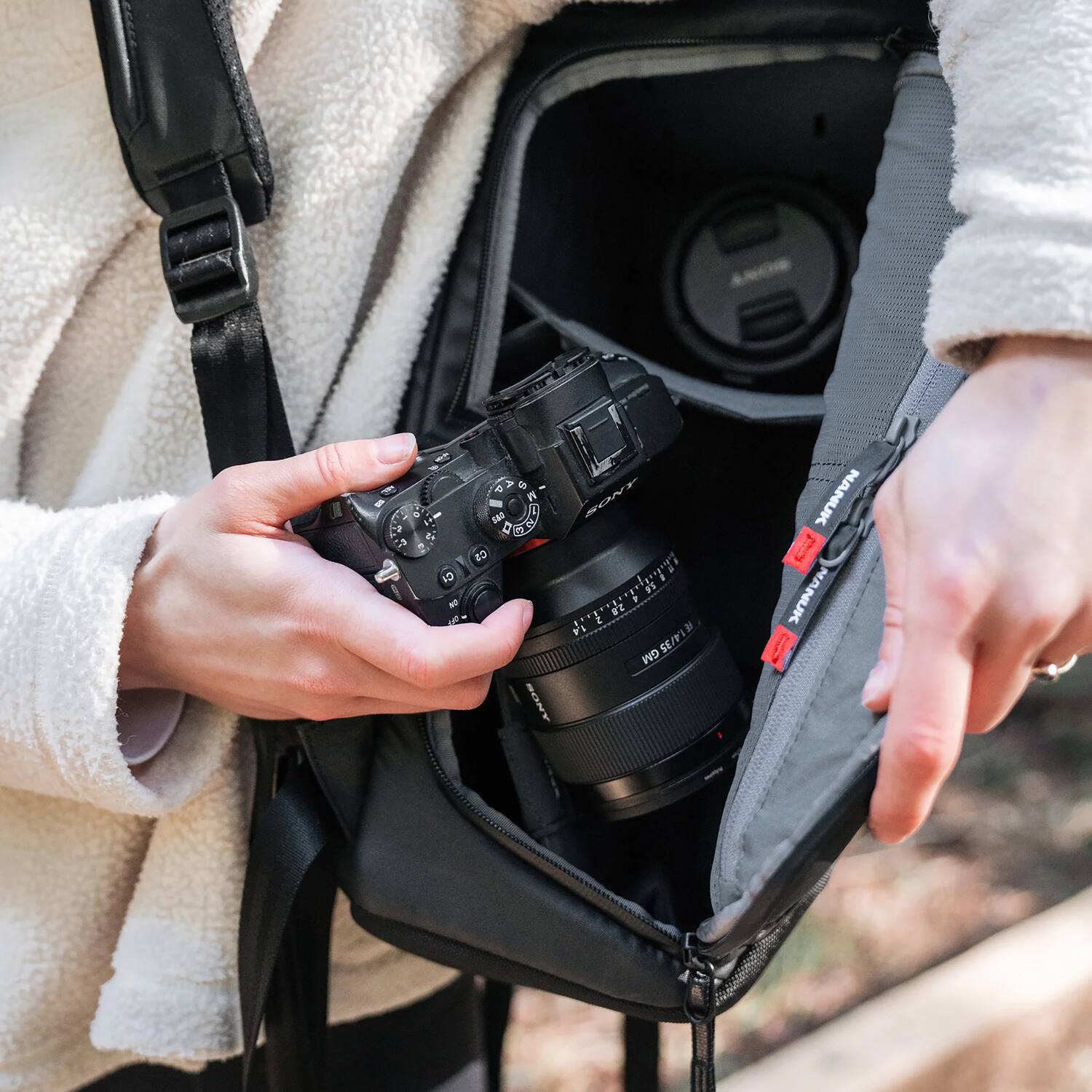NANUK N PVD Backpack for Photo, Video, Drone, and Laptop (Black
