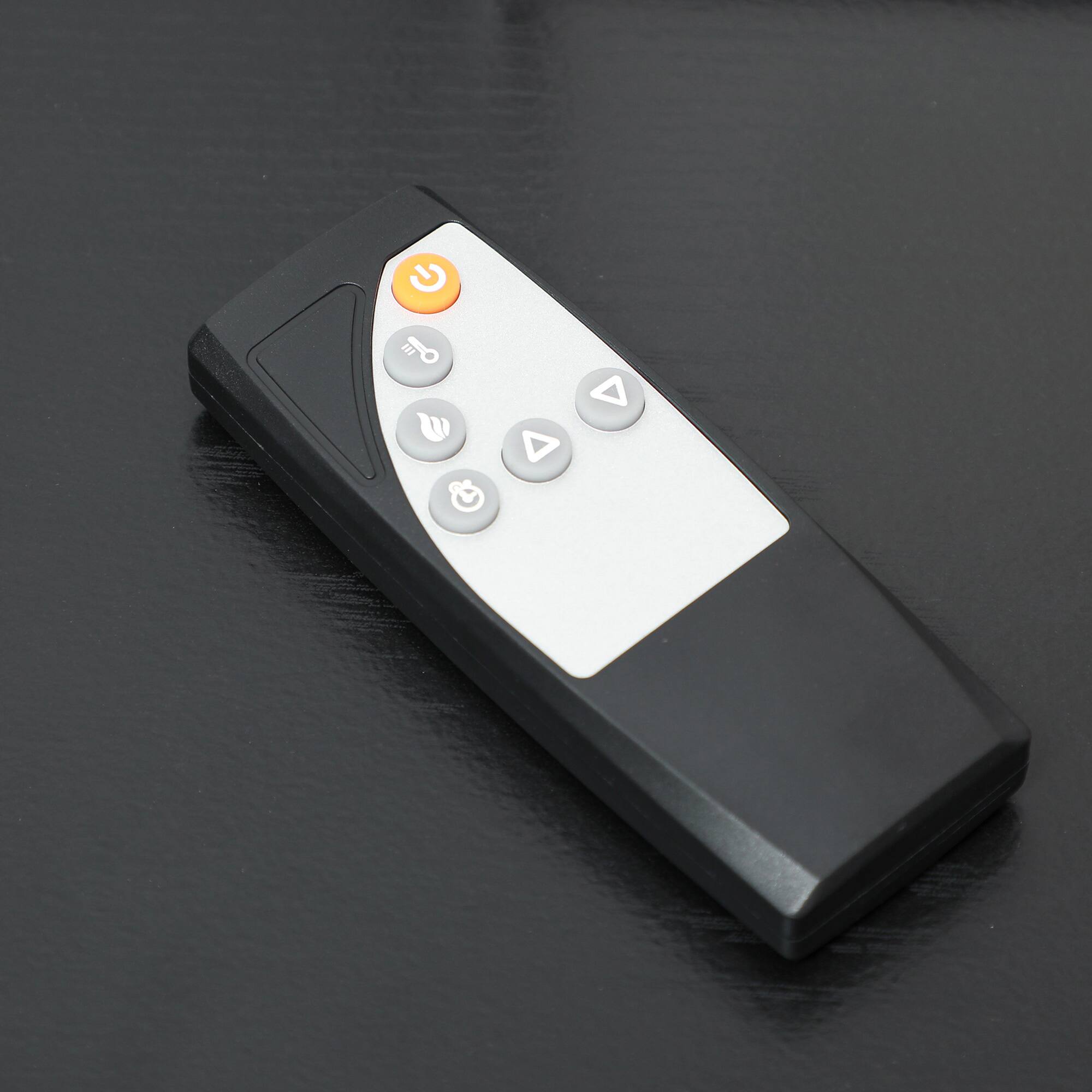 Alt View 5. Homcom - 27" Freestanding Electric Fireplace with Mantel Surround, 1400W Replaceable Fireplace Insert Heater with Realistic Log.