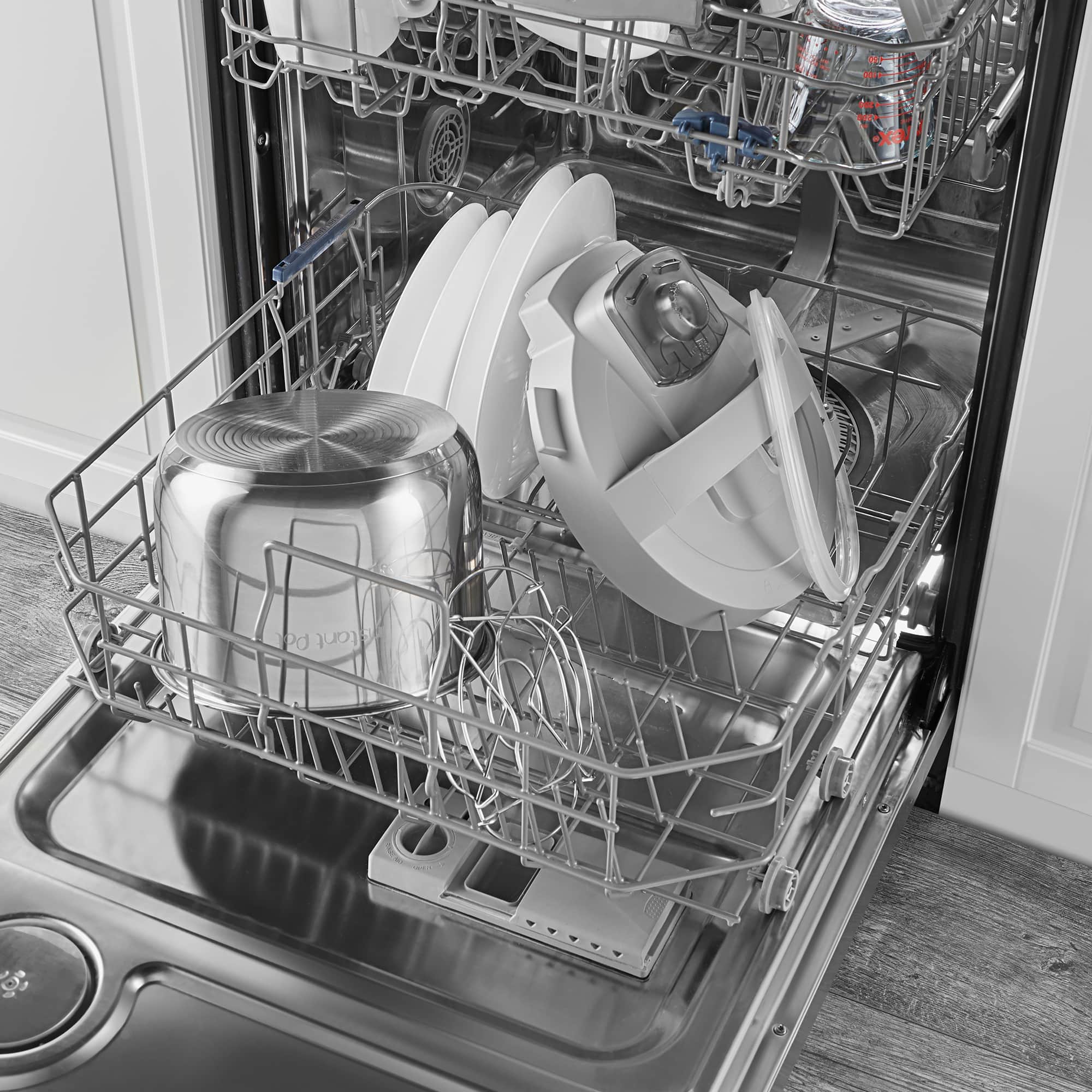 Alt View 14. Instant Pot - 6QT Duo Plus Multi-Use Pressure Cooker with Whisper-Quiet Steam Release - Gray.