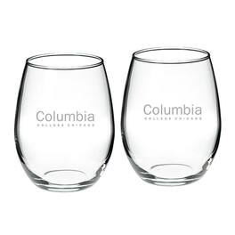 Jardine - Columbia Renegades 21oz. 2-Piece Stemless Wine Glass Set - Multicolor
