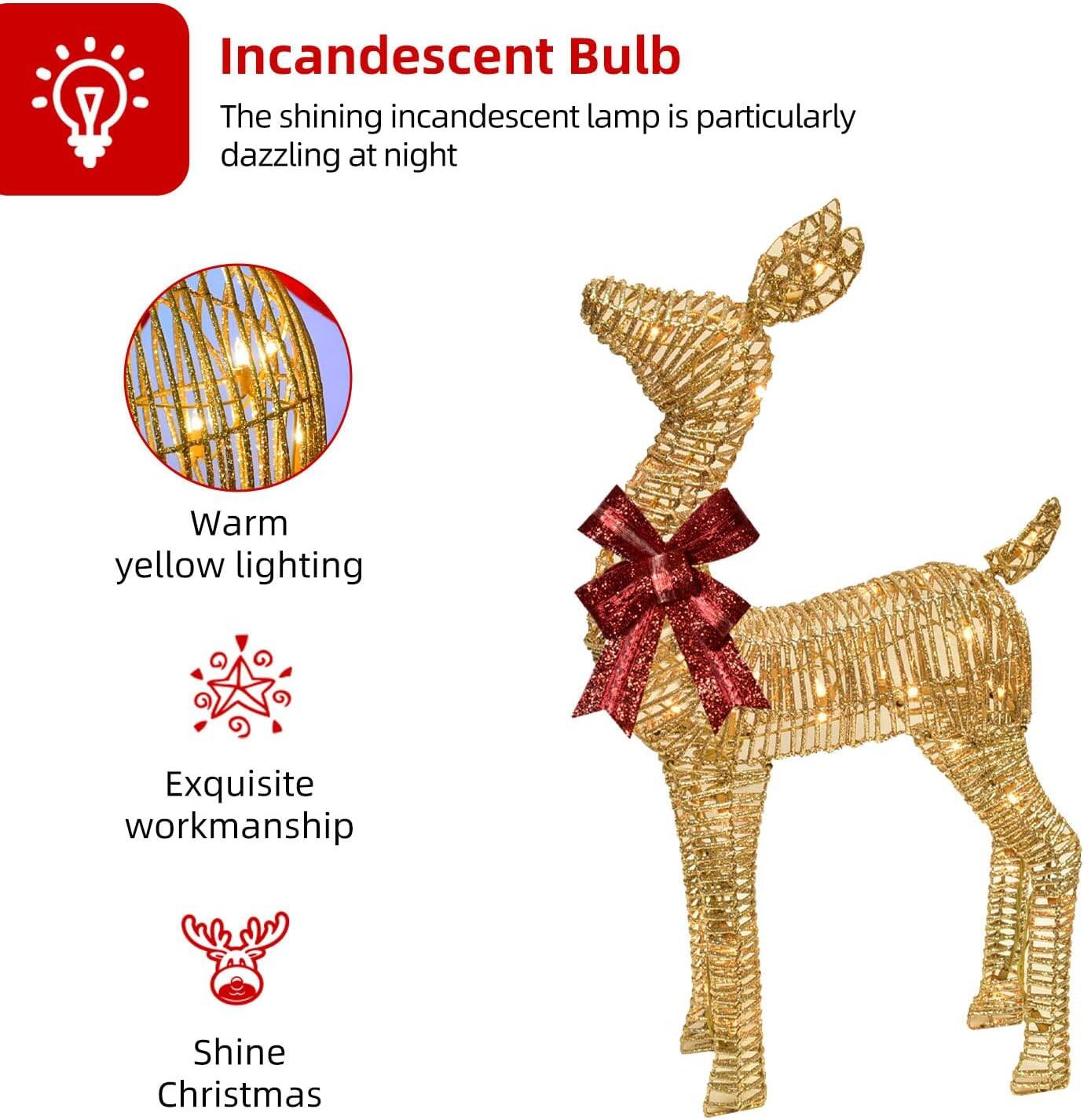 Incandescent Bulb

- The shining incandescent lamp is particularly dazzling at night
- Warm yellow lighting
- Exquisite workmanship
- Shine Christmas