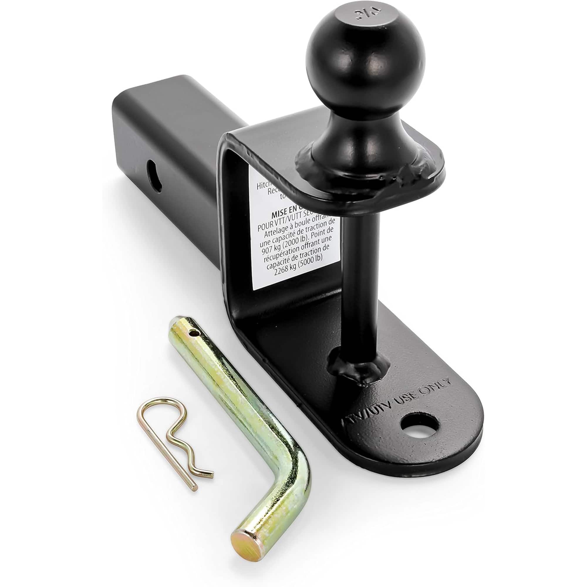 "Black Boar - UTV/ATV Multi-Hitch with 1-7/8"" Ball & 2"" Shank with 6"" Length, Black" price history on PriceWatchPro