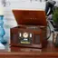 Alt View 11. Victrola - Navigator 8-in-1 Classic Bluetooth Record Player with Turntable - Espresso.