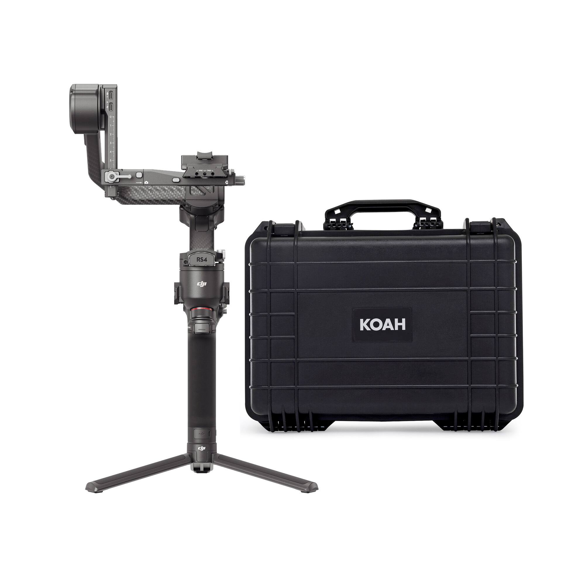 Front. DJI - DJI RS 4 Pro with Weatherproof Hard Case with Customizable Foam.
