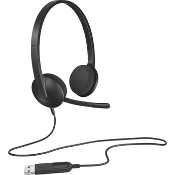 Logitech H340 USB Computer Headset with Microphone Black - Best Buy Logitech H340 USB Computer Headset with Microphone Black - Best Buy