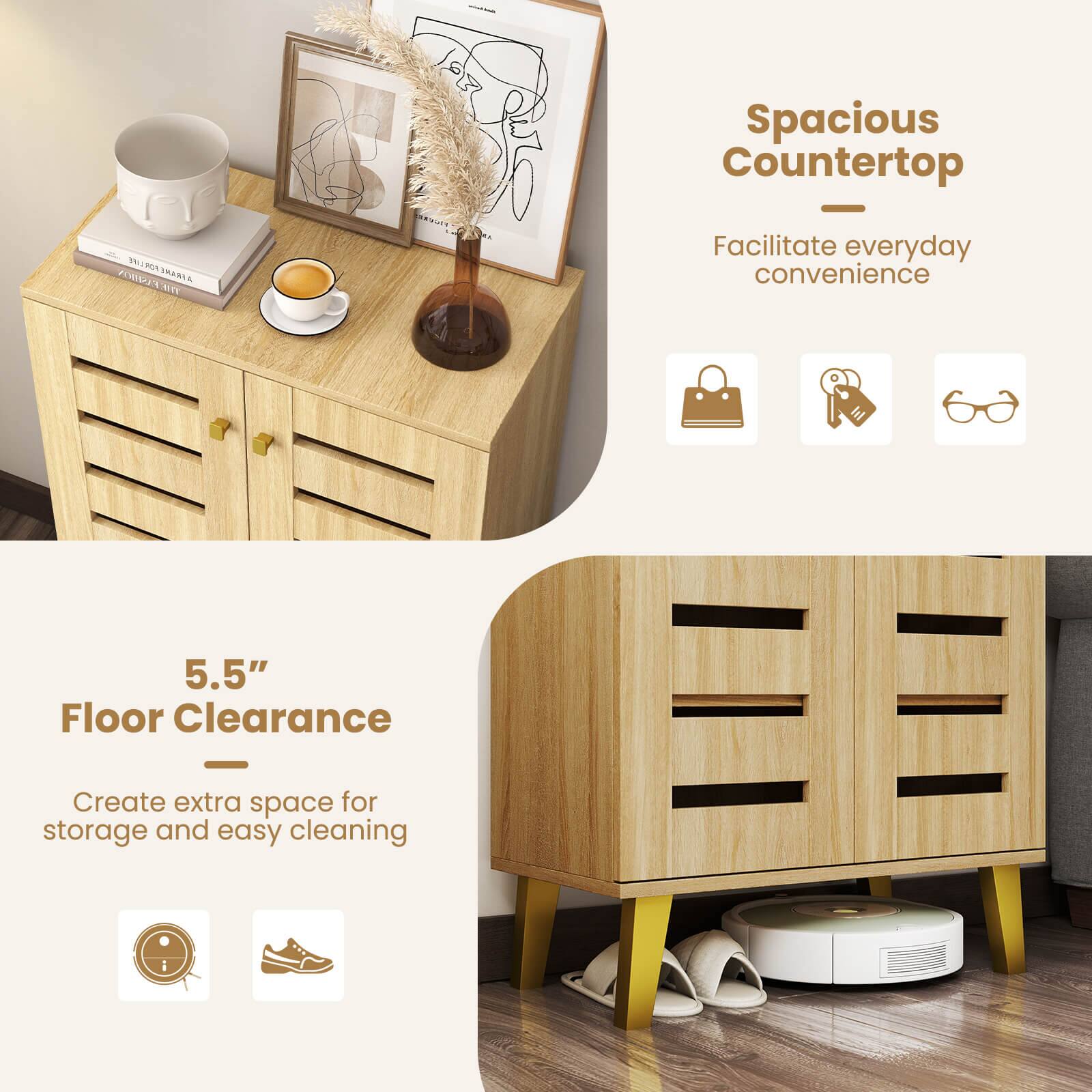 Spacious Countertop  
Facilitate everyday convenience  

5.5" Floor Clearance  
Create extra space for storage and easy cleaning