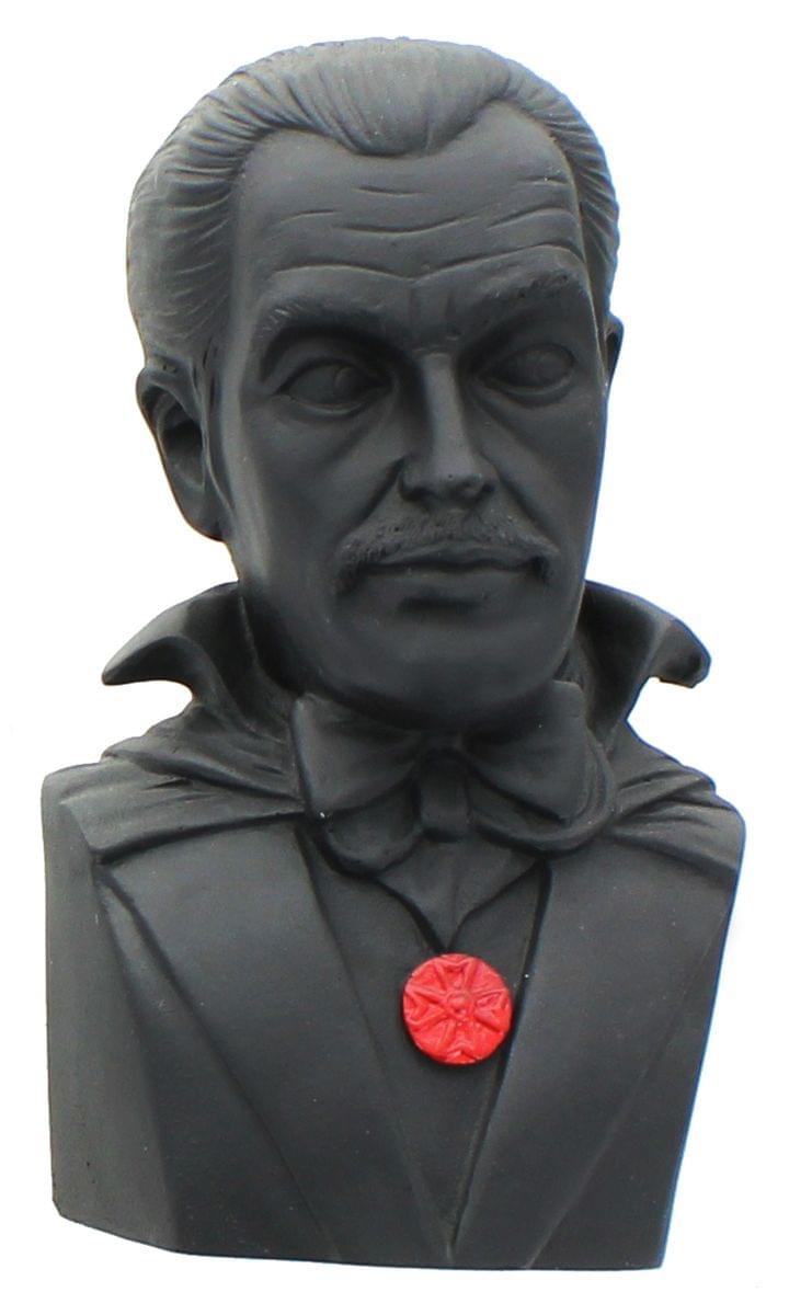 Front. Rue Morgue Magazine - Vincent Price Limited Edition Mini Bust - Black.