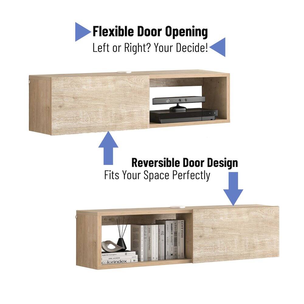 Flexible Door Opening  
Left or Right? Your Decide!

Reversible Door Design  
Fits Your Space Perfectly