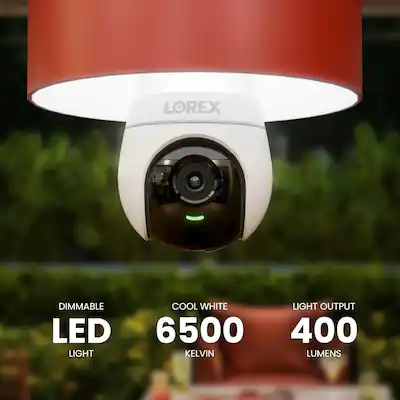 Lorex 2K Wi-Fi Smart Lightbulb Camera White
