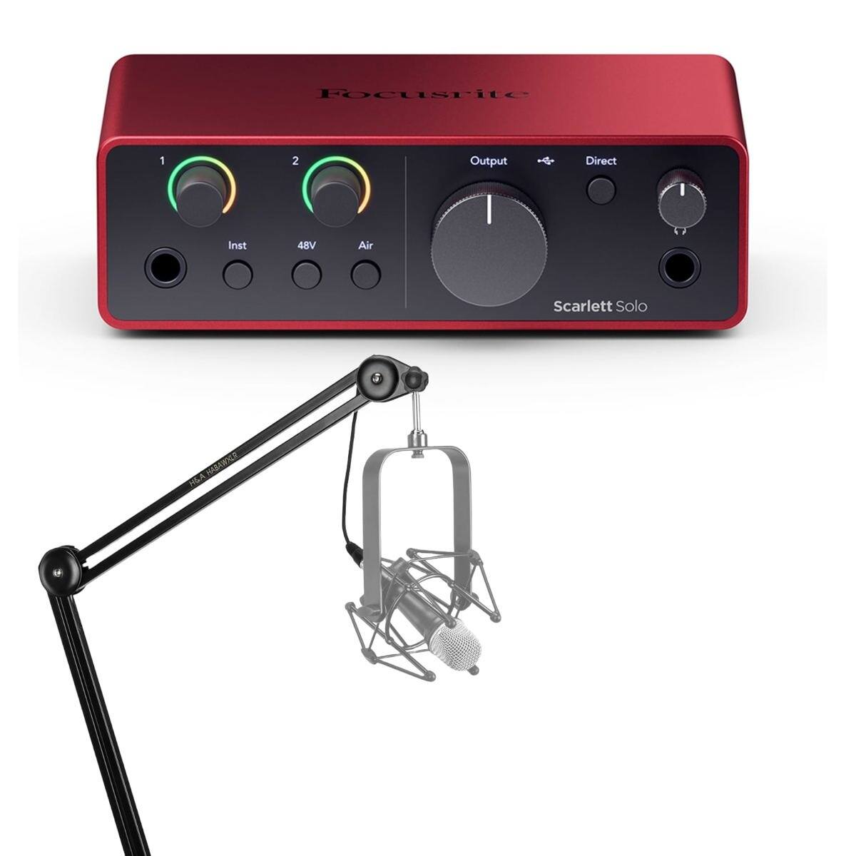 Focusrite Scarlett Solo 1 2 Output Direct Inst 48V Air