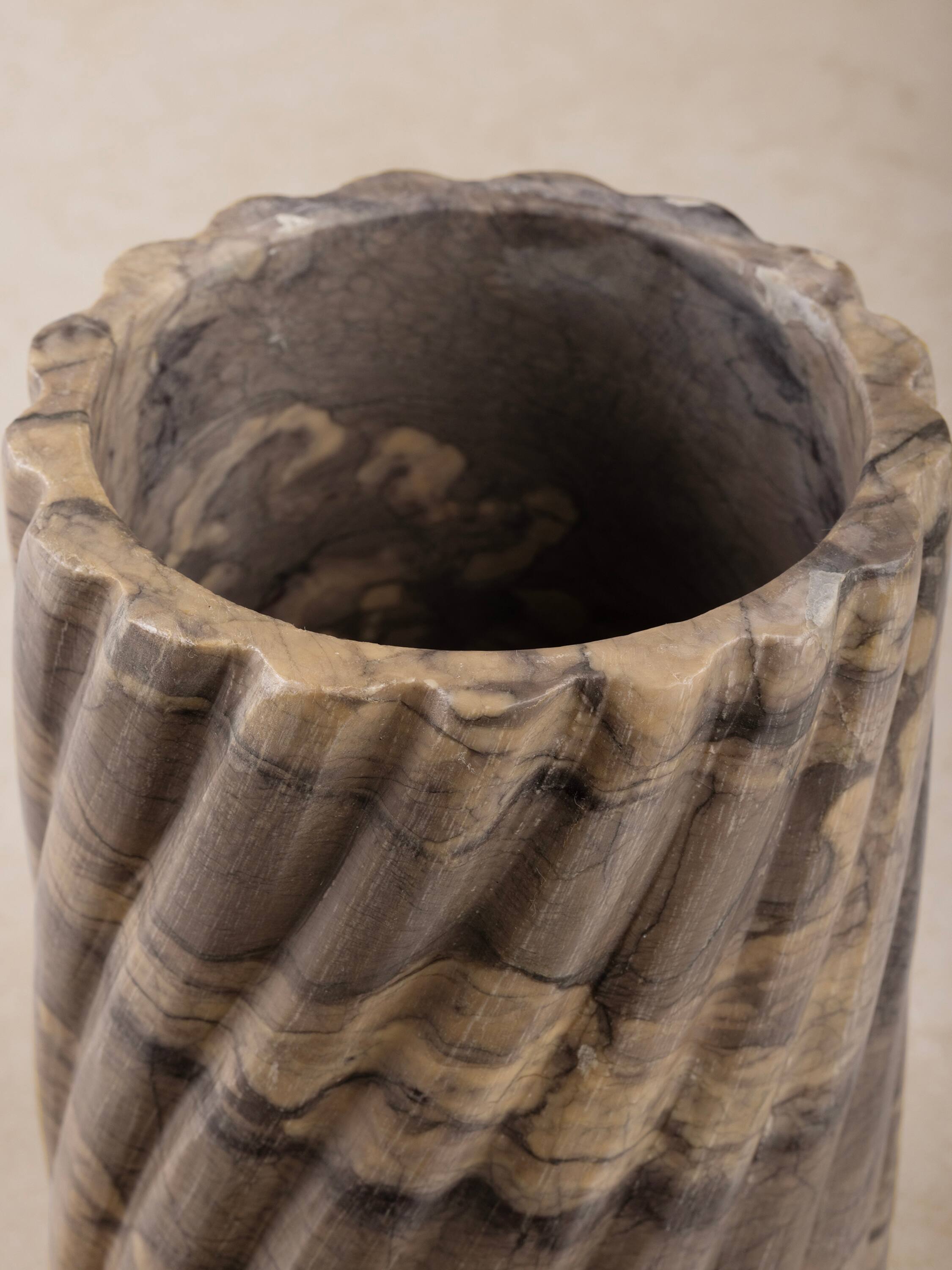 Left. GAURI KOHLI - Taraz Wine Cooler - Brown.