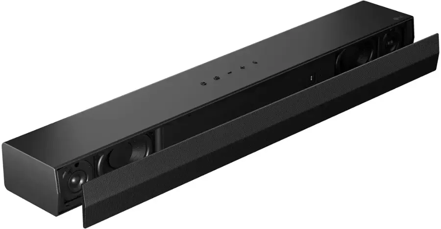 Alt View 9. LG - 2.0-Channel S20A Soundbar with Built-in Woofer, DTS Digital Surround, Bluetooth Connectivity - Black.