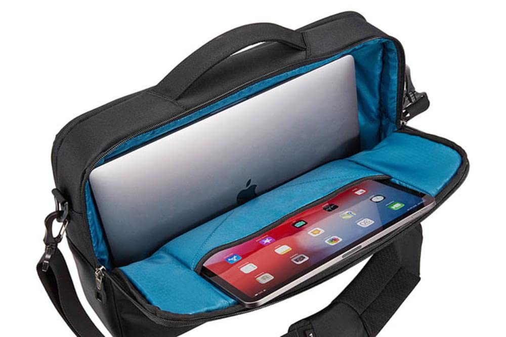 Alt View 5. Thule - Subterra Laptop Bag 15.6-inch Laptop 10.1-inch Tablet Organizer Trolley Sleeve Nylon Model TSSB-316B - Black.