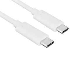 Cable Leader - USB 3.2 Gen 2 USB-C to USB-C Cable, 10Gbps 4K Video 60W PD for Laptop, Tablet, External SSD - White