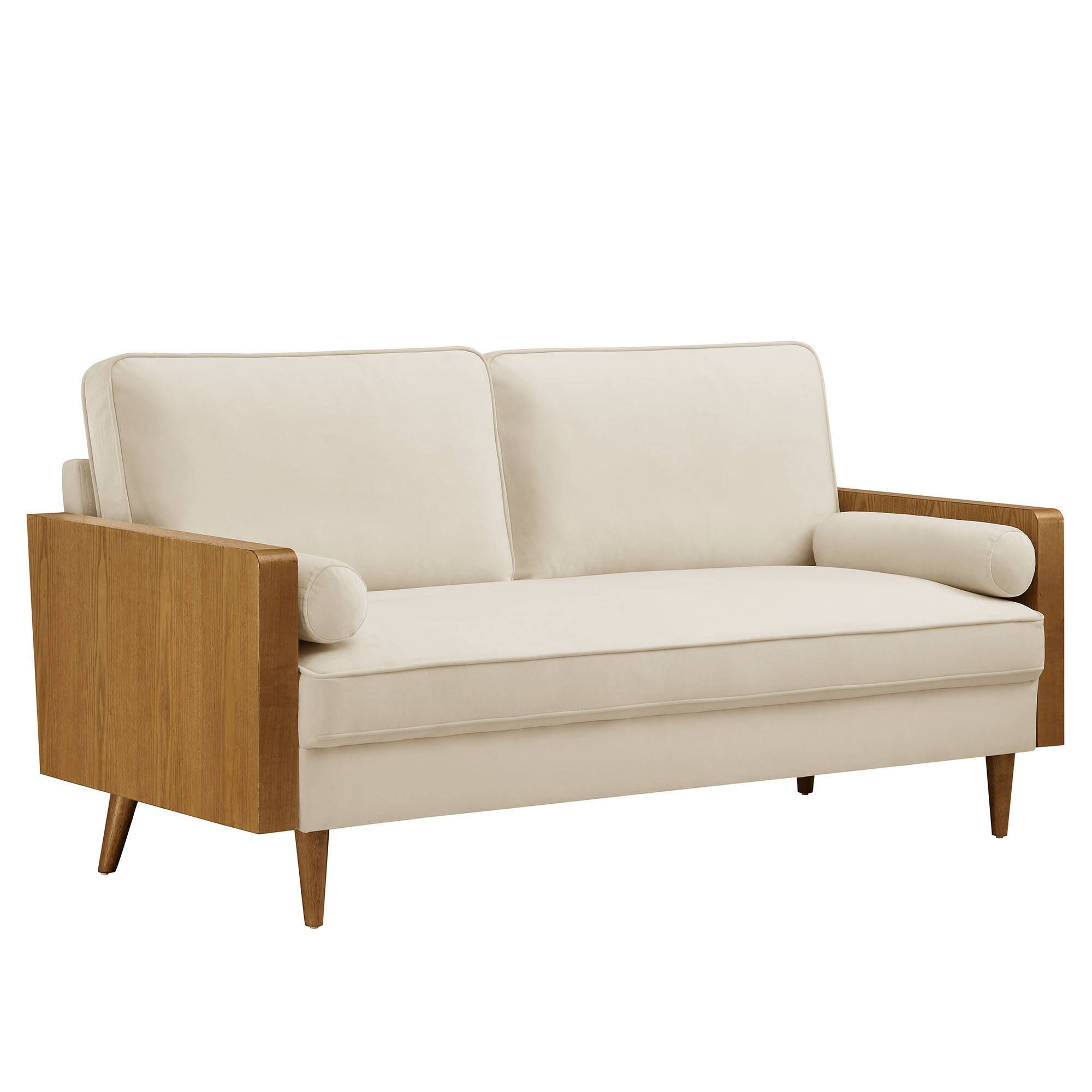 Kellan Performance Velvet Sofa by Modway - Oatmeal