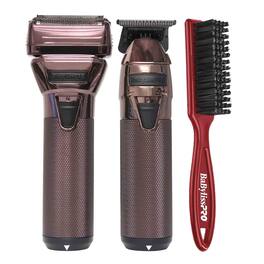 BaBylissPRO - LimitedFX FXONE Nightfall Collection Trimmer & Foil Shaver FX1FSTPTO, Fade Brush