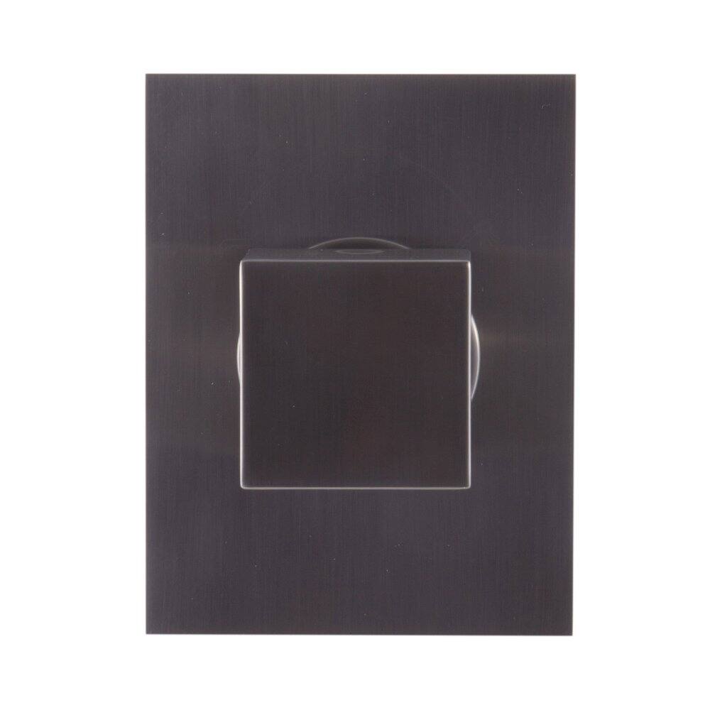 Alt View 1. Alfi - Brushed Nickel Modern Square 3 Way Shower Diverter - Silver.