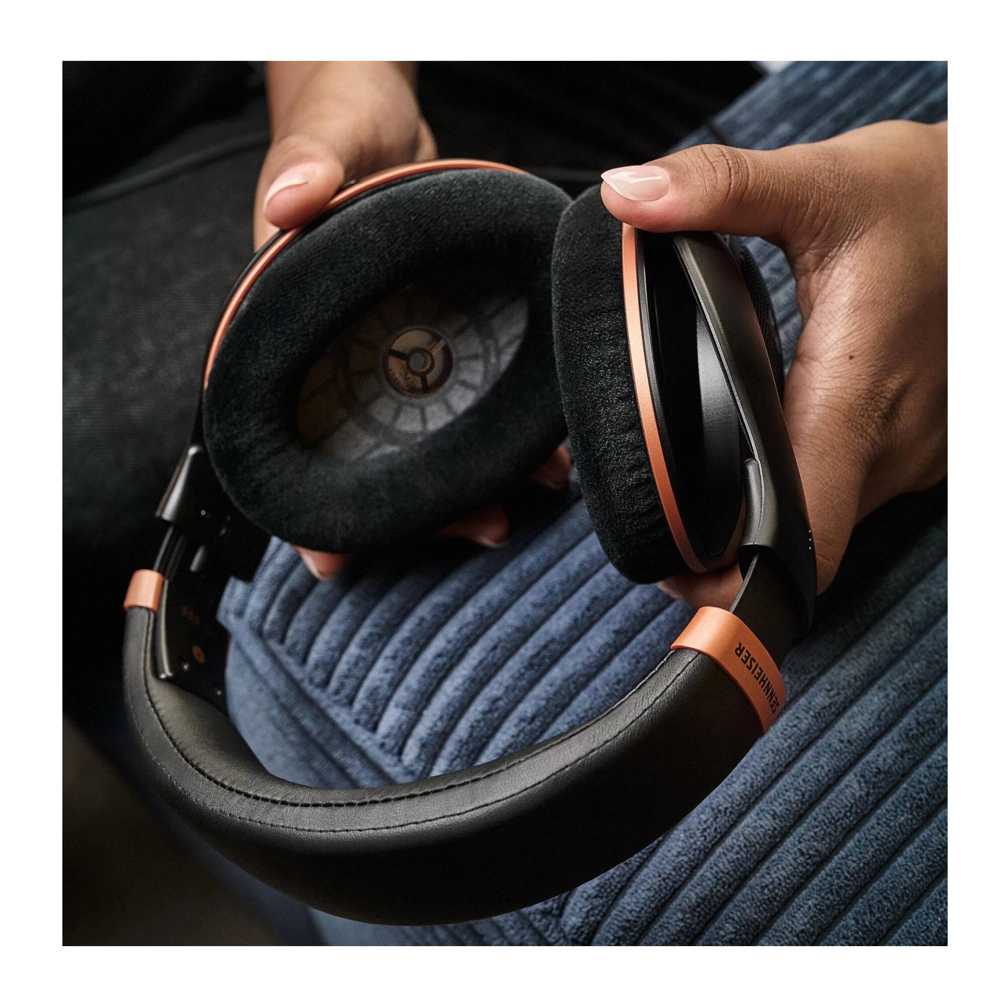 Left. Sennheiser - Sennheiser HD 505 Wired Over-Ear Open-Back Studio Headphones (Copper Edition).