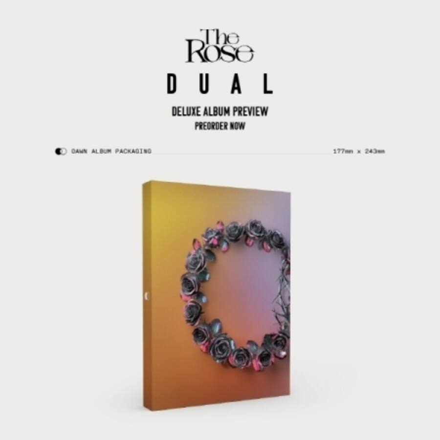Dual Roses Book Rose Dual Deluxe Box Album Dawn Version incl. Photo Book, Lyric Book, 2 ...