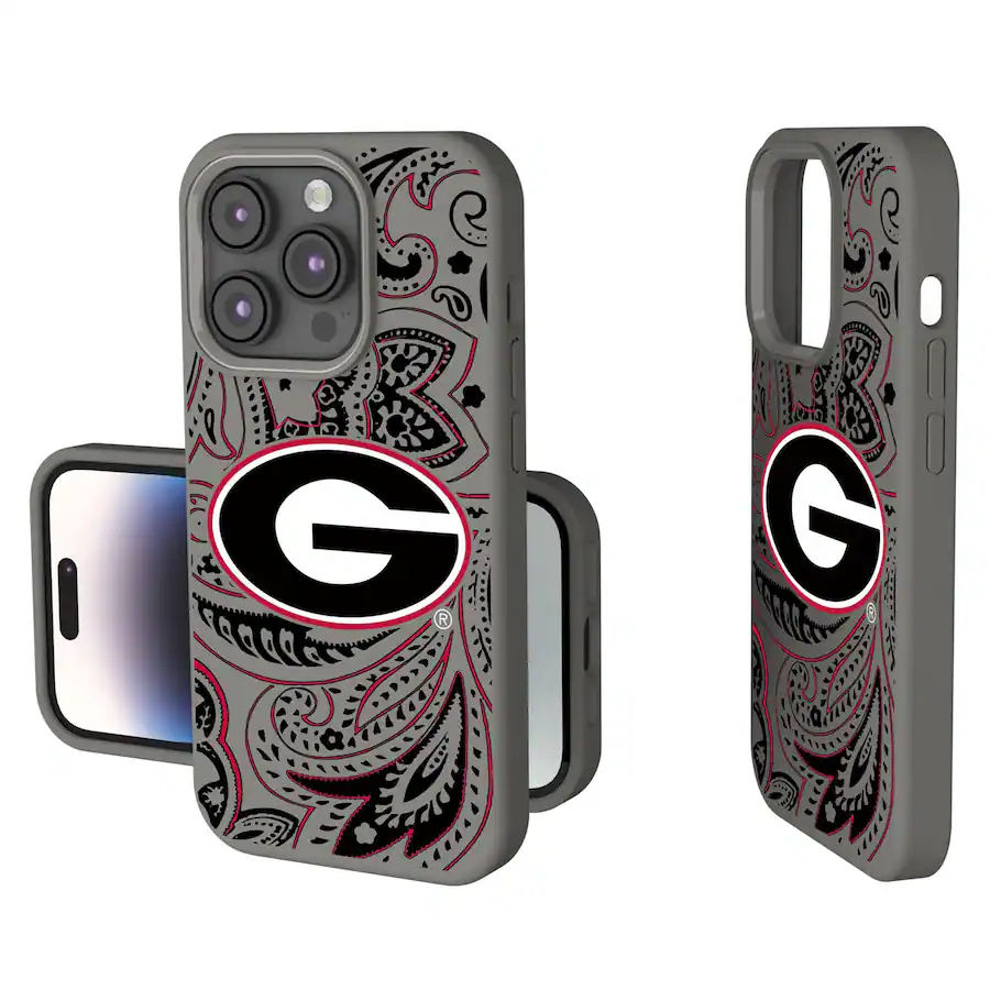 Keyscaper NCAA Georgia Bulldogs Paisley iPhone Soft Touch Case 15 Plus Gray 202134676 - Best Buy