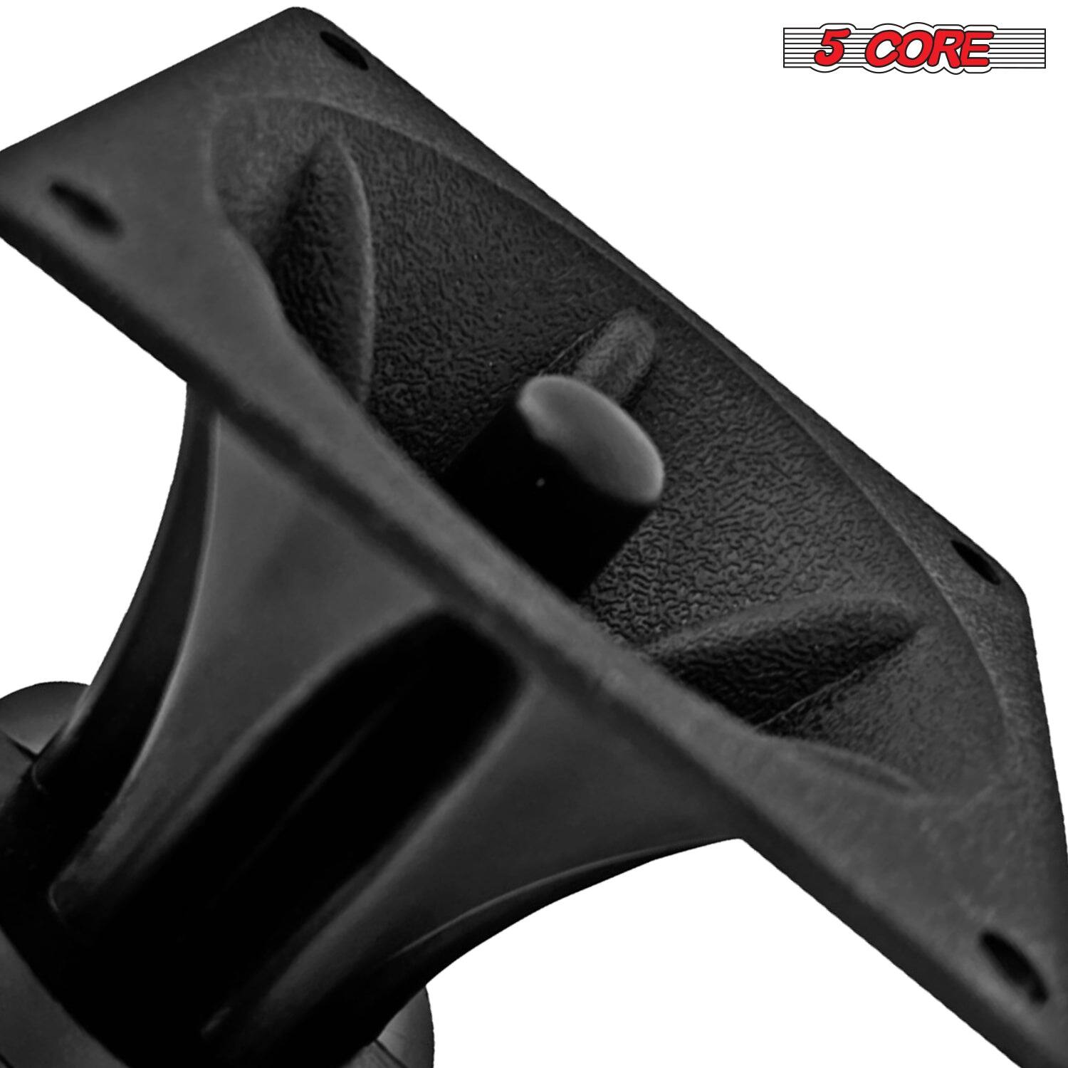 Alt View 8. 5 CORE - 5Core Tweeter 3.25" x 3.25" 40W Component Square Driver Replacement Piezo Super Horn - Black.