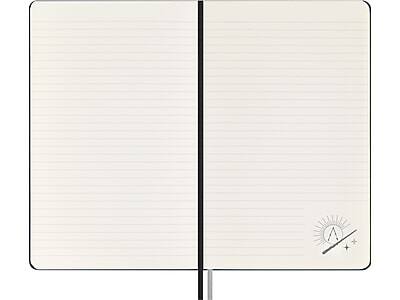 Alt View 4. Moleskine - Moleskine Harry Potter Lumos Limited Edition Notebook, 5" x 8.25", Narrow-Ruled, Black/White (LEHP23QP060LUM) - Black/White.