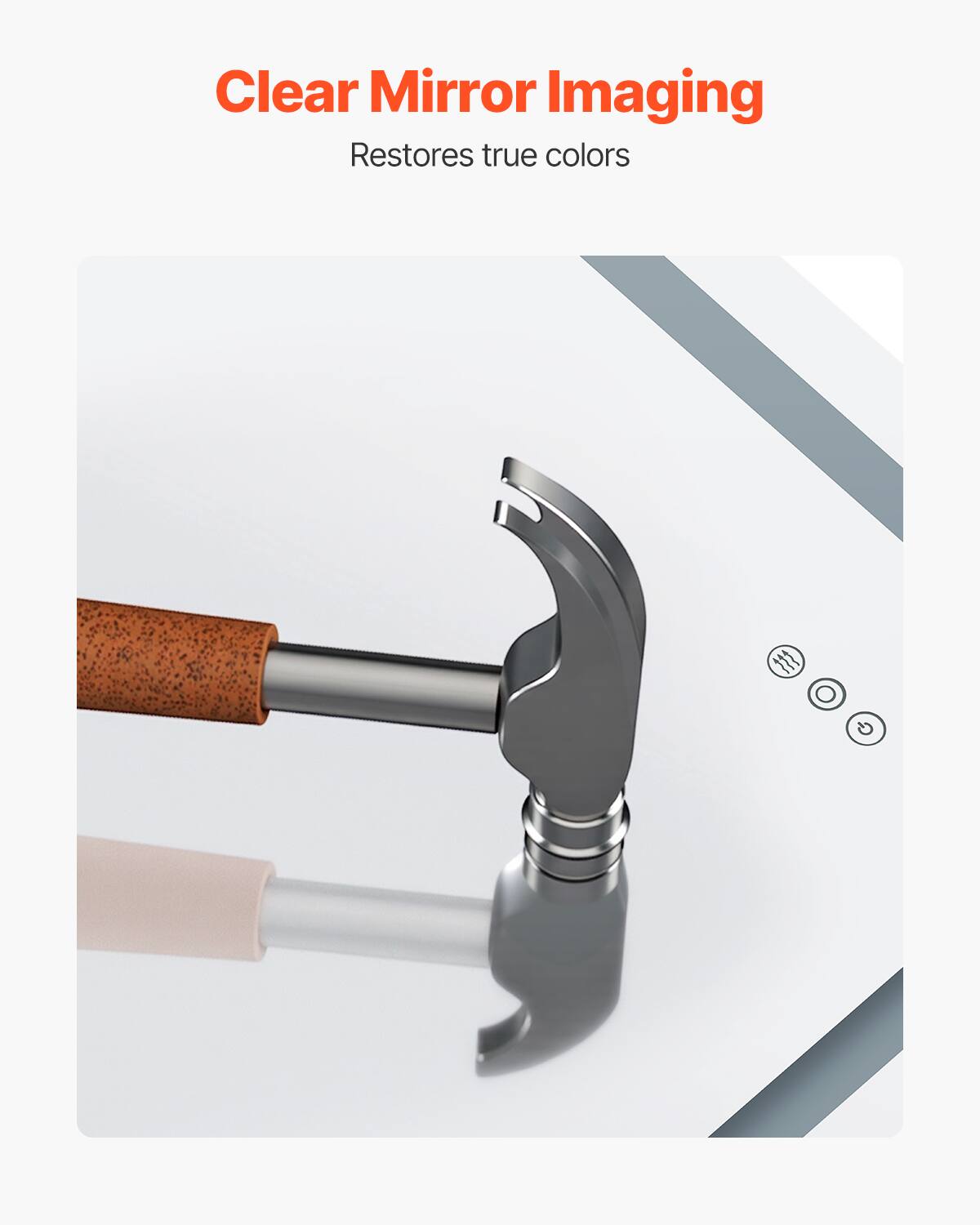 Clear Mirror Imaging  
Restores true colors