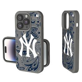 Keyscaper - MLB - New York Yankees Paisley iPhone Soft Touch Case - 15 - Gray