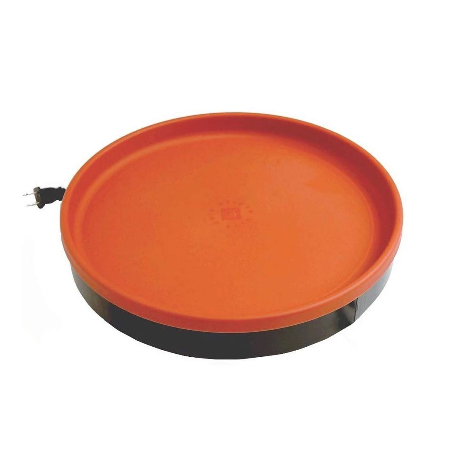 Front. Farm Innovators - Farm Innovators All Seasons 3 In 1 Outdoor Heated Birdbath, 75 Watts, Terracotta - Terra Cotta.