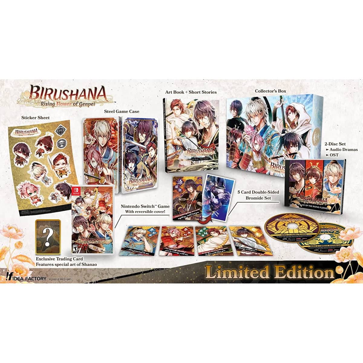 Idea Factory Birushana: Rising Flower of Genpei - Limited Edition [Nintendo Switch] - Nintendo Switch