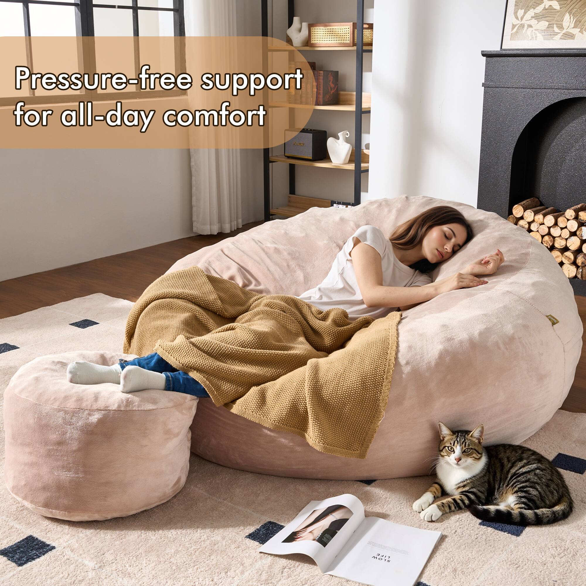 Pressure-free support for all-day comfort
