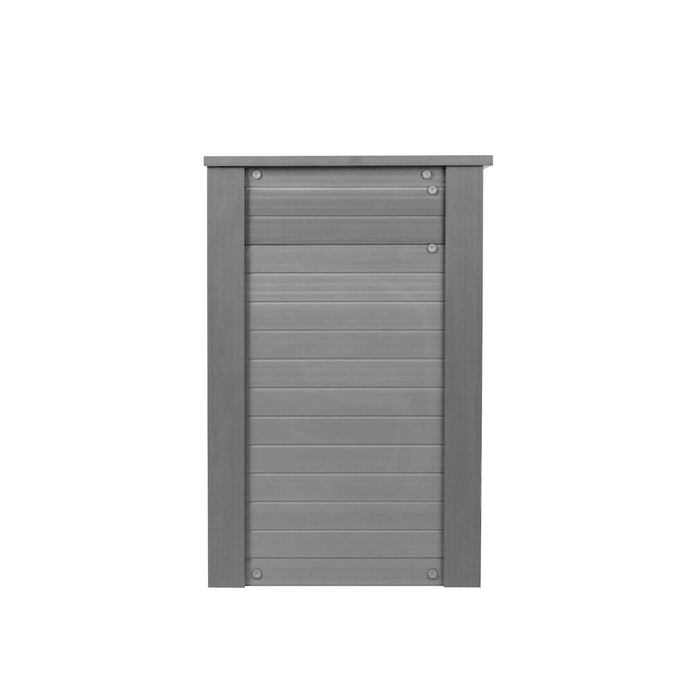 Back. New Age Pet - New Age Pet ECOFLEX 36" Versa Multi-Purpose Cabinet Stand - Grey - Grey.