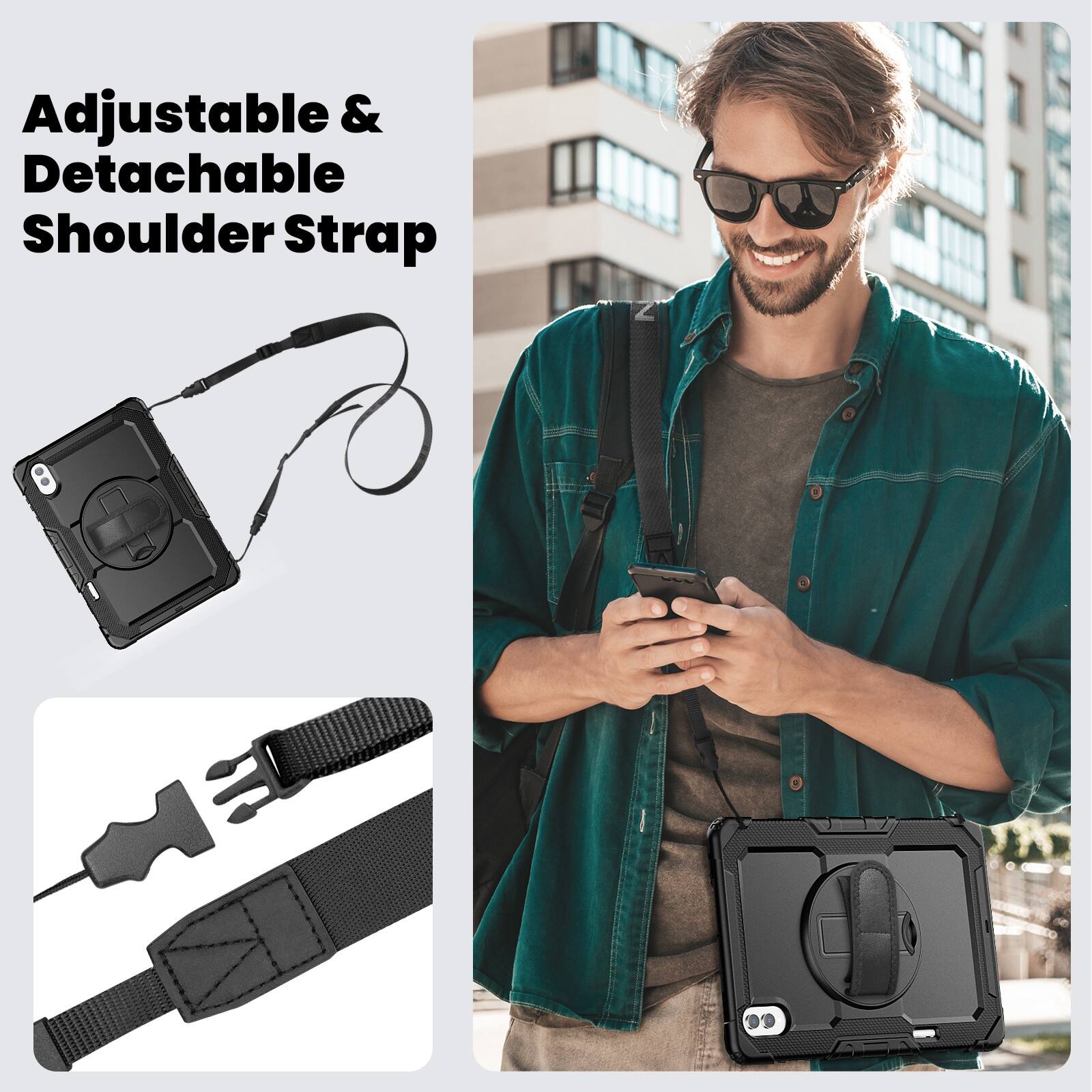 Adjustable & Detachable Shoulder Strap