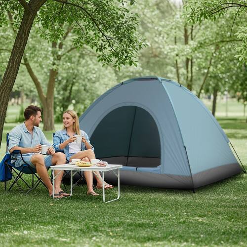 Alt View 7. Winado - Camping Tent, Portable Dome Tent 78*53in for 3-4 Person Waterproof for Outdoor Hiking Climbing Camping Backpacking - Blue.