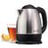 Alt View 1. Brentwood - Brentwood 1.2 L Stainless Steel Electric Cordless Tea Kettle 1000W in Brushed Chrome - Chrome.