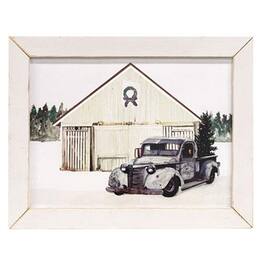 BreeBe - Vintage Delivery Framed Print 12" x 16" - White
