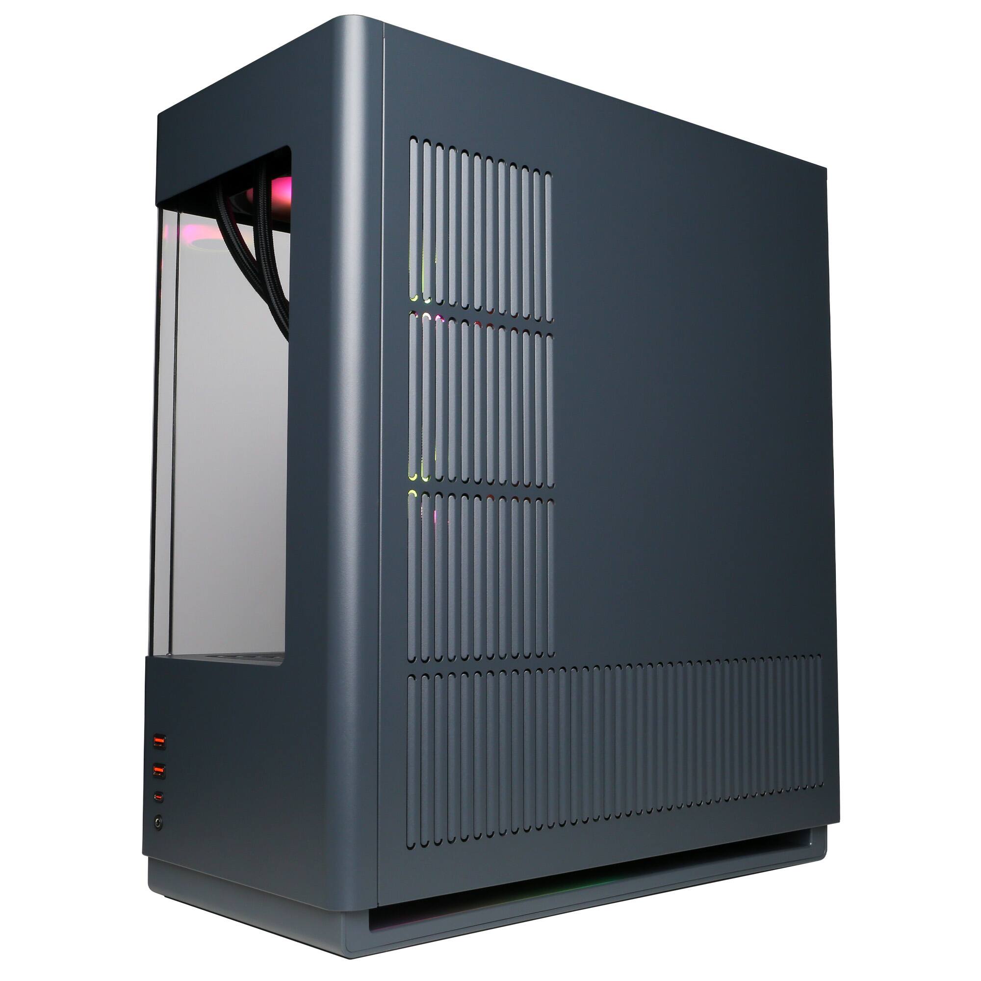 Alt View 14. CyberPowerPC - Gaming Desktop - Intel Core Ultra 7 270K Plus - NVIDIA GeForce RTX 5070 12GB - 32GB DDR5 - 2TB PCIe 4.0 SSD Storage - Gray.