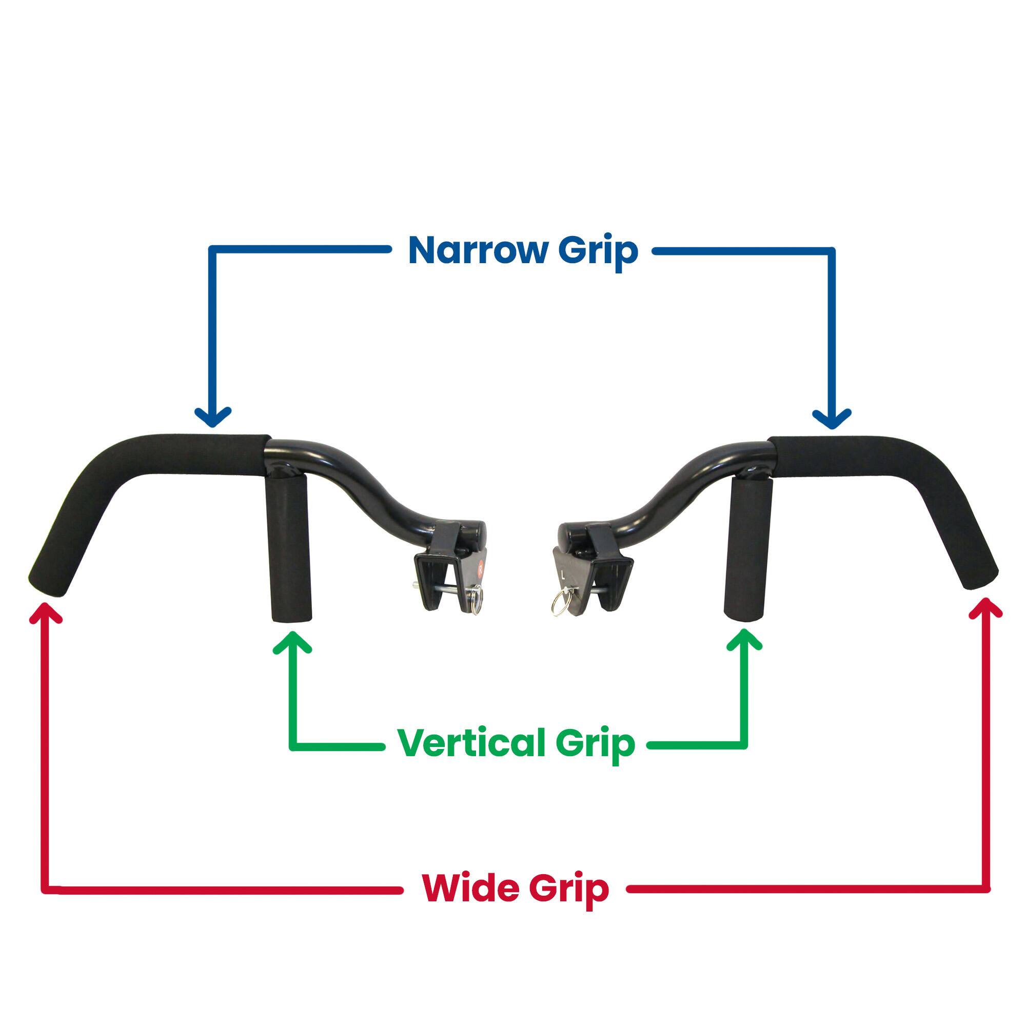 Narrow Grip  
Vertical Grip  
Wide Grip