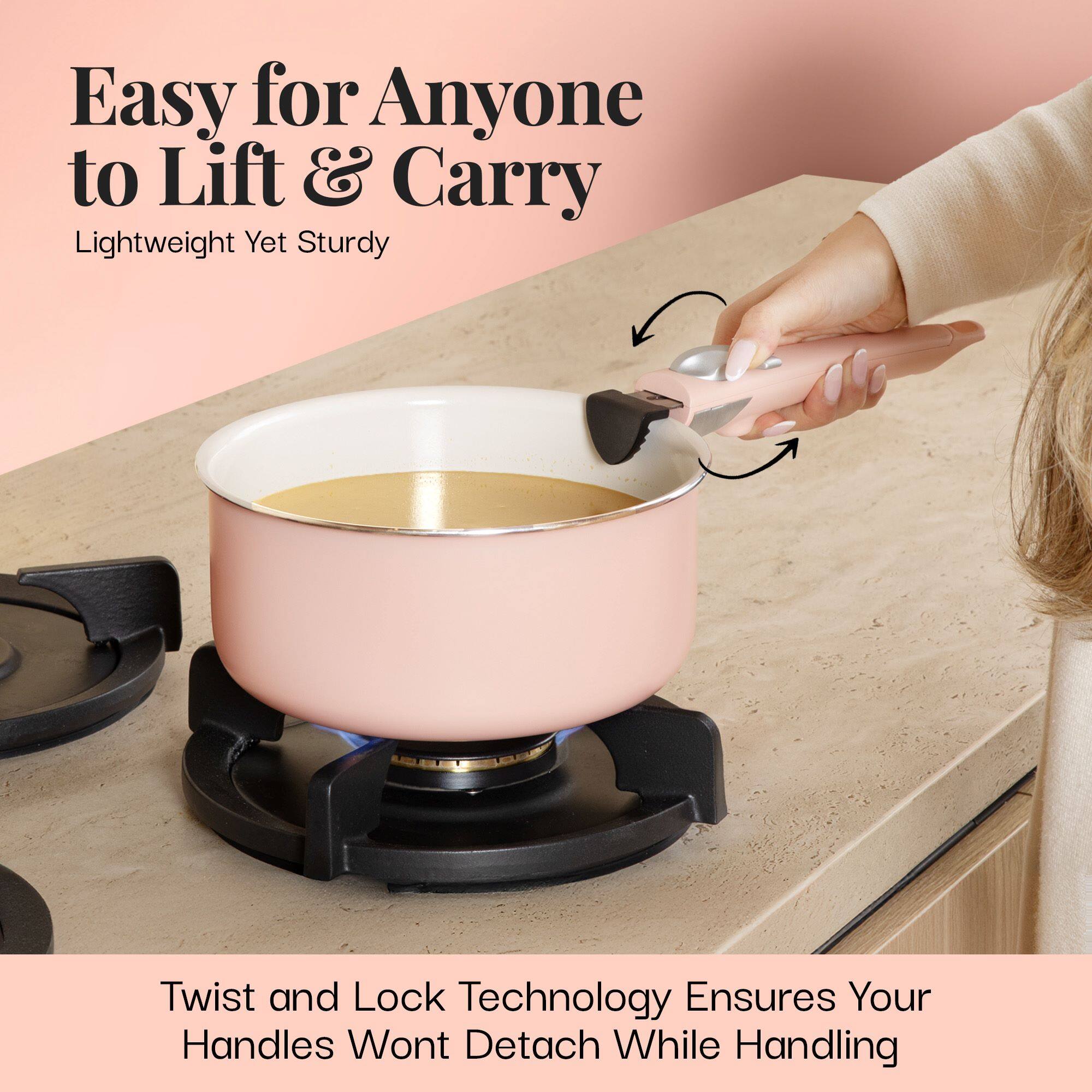 Easy for Anyone to Lift & Carry, Lightweight Yet Sturdy, Twist and Lock Technology Ensures Your Handles Wont Detach While Handling