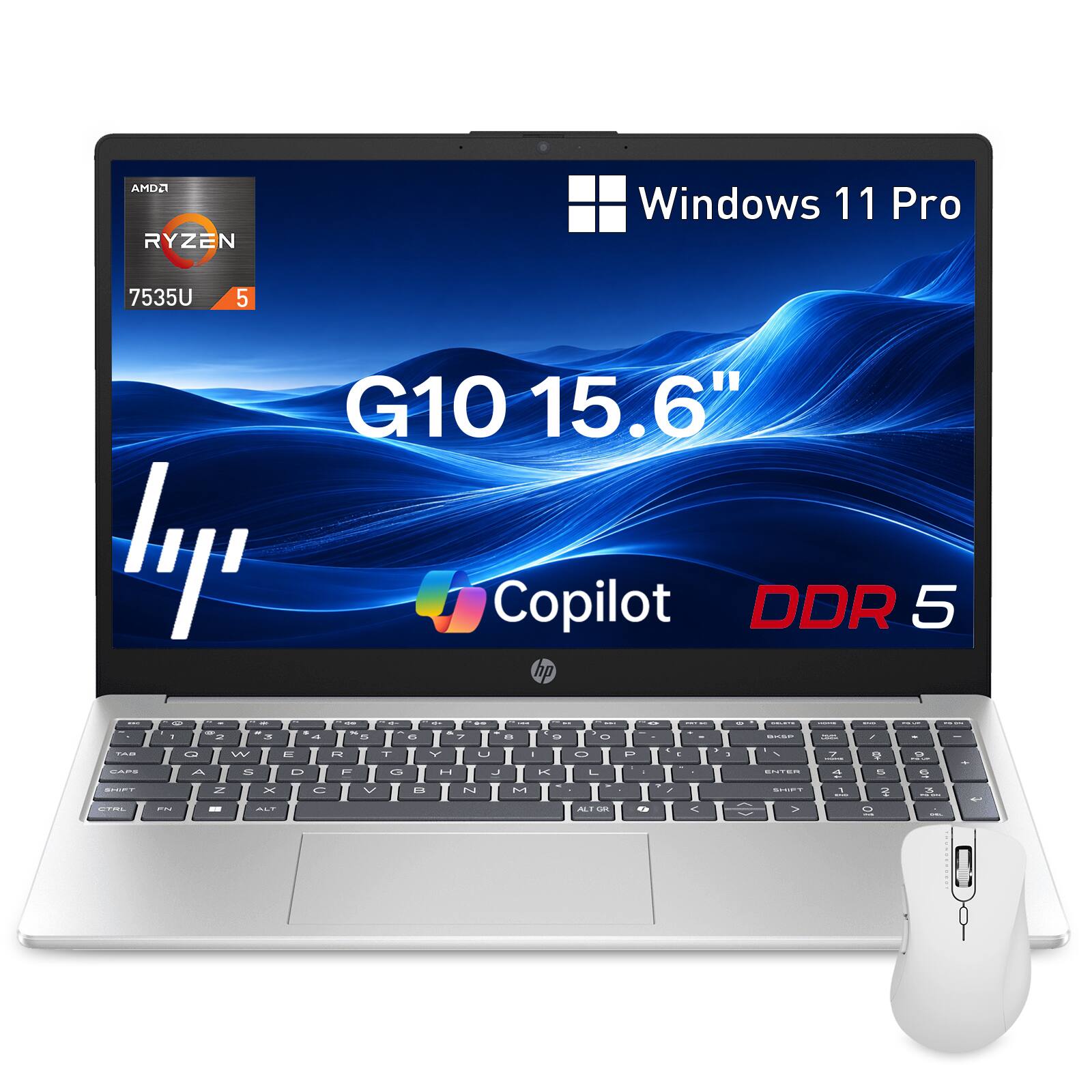 AMDA RYZEN  
Windows 11 Pro  
7535U  
5  
G10 15.6"  
Copilot DDR 5  
hp  
KAB CAPS SHIPT BOOK  
- - - 4 alla - - - W M & 16 K & - 1 2 3 5 6 7 8 9 Q W E R T Y U - A S D F G H J K - Z X C V B Z M PN ALT  
- , O 0 L. ALT GR.  
- P 1 . / 0  
- C <  
- 6 - WASP 1 : 7 - ENTER 4 SHIFT ) >  
/ 0 5 22 o  
T e X