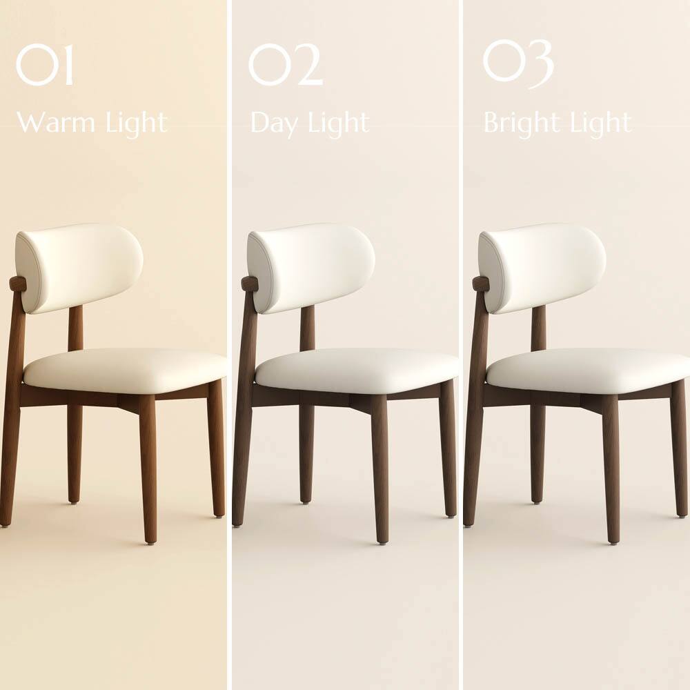 01 Warm Light  
02 Day Light  
03 Bright Light