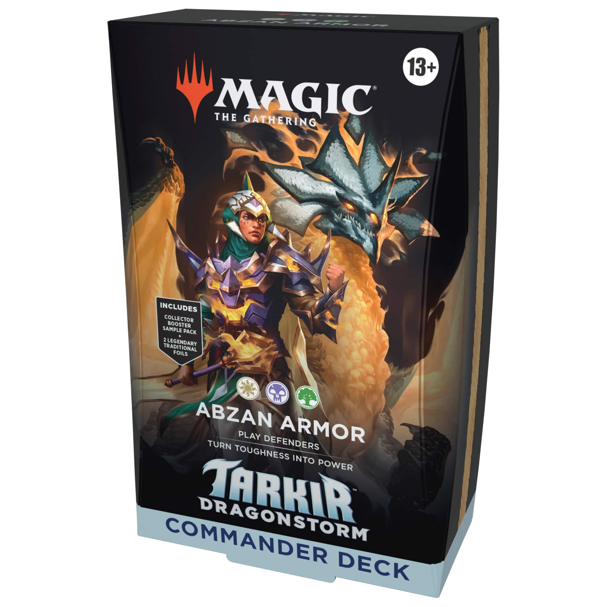 Wizards of The Coast - Magic: The Gathering Tarkir: Dragonstorm Commander Deck - Abzan Armor - Front_Zoom