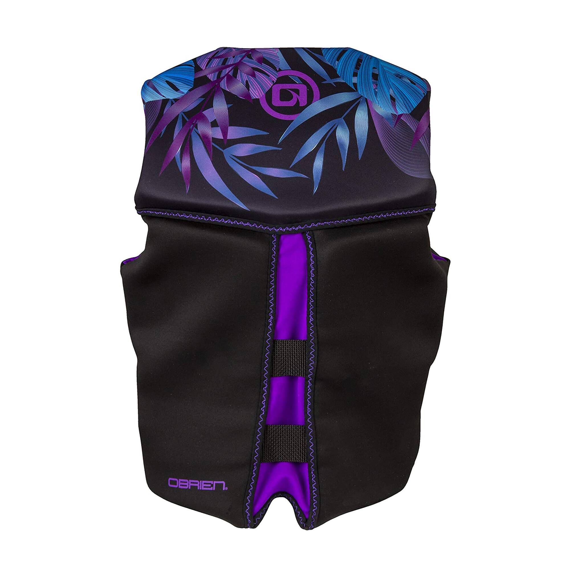 Alt View 1. O'Brien - O'Brien Women's Flex V-Back Neoprene Life Jacket for Watersports, Medium, Purple - Purple.