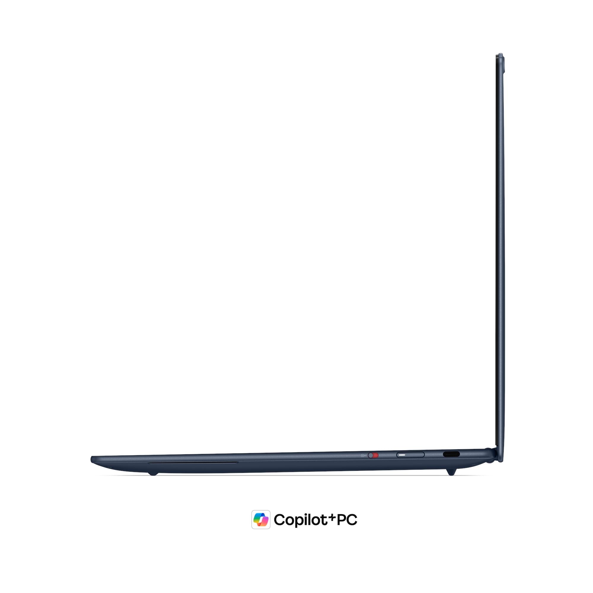 Alt View 9. Lenovo - Yoga Slim 7x 14" FHD+ OLED Touch Laptop - Copilot+ PC - Snapdragon X2 Plus 2026 - 16GB RAM- 1TB SSD - 9.2MP IR Webcam - Blue.