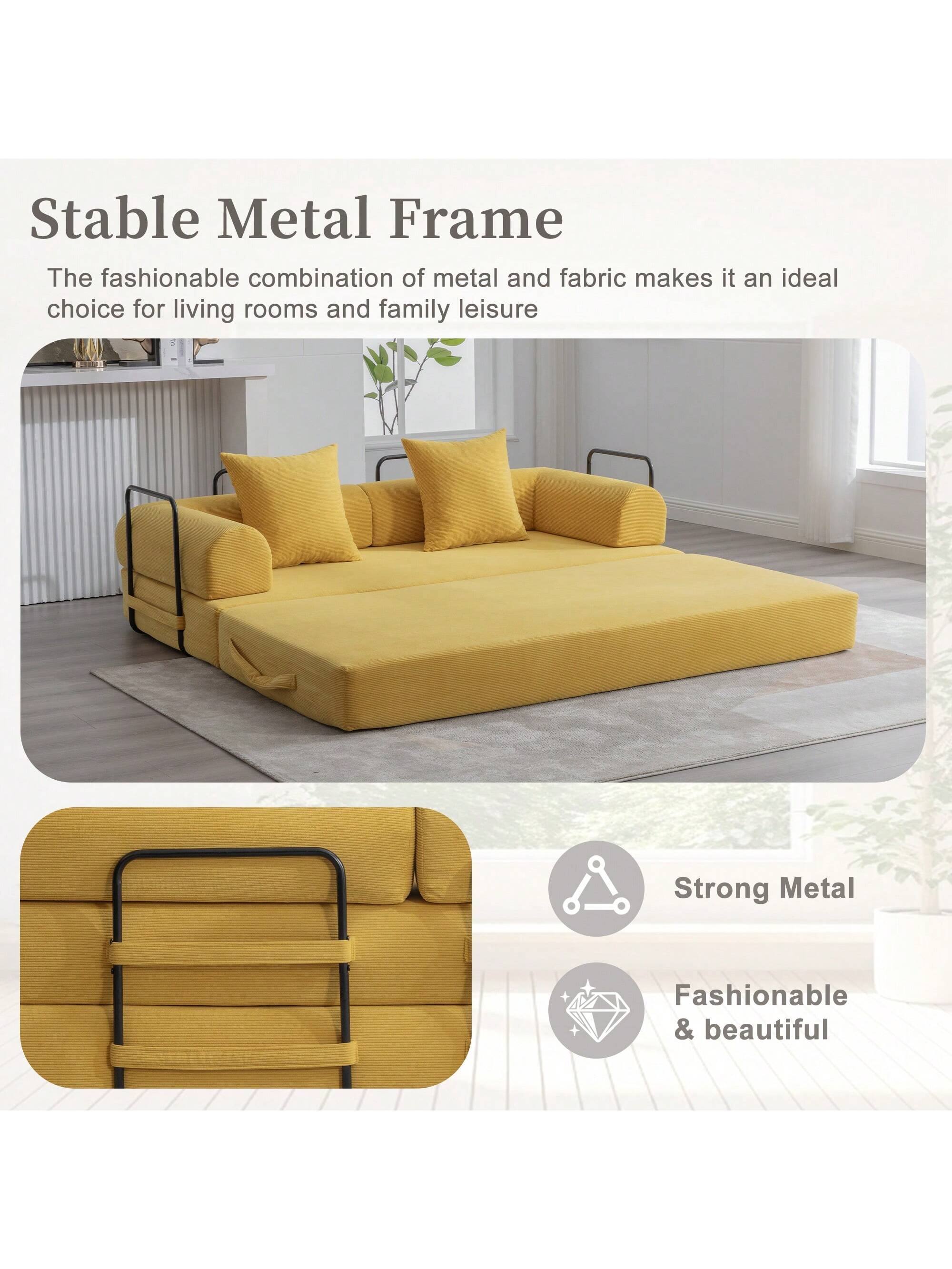 Stable Metal Frame

The fashionable combination of metal and fabric makes it an ideal choice for living rooms and family leisure.

Strong Metal  
Fashionable & beautiful